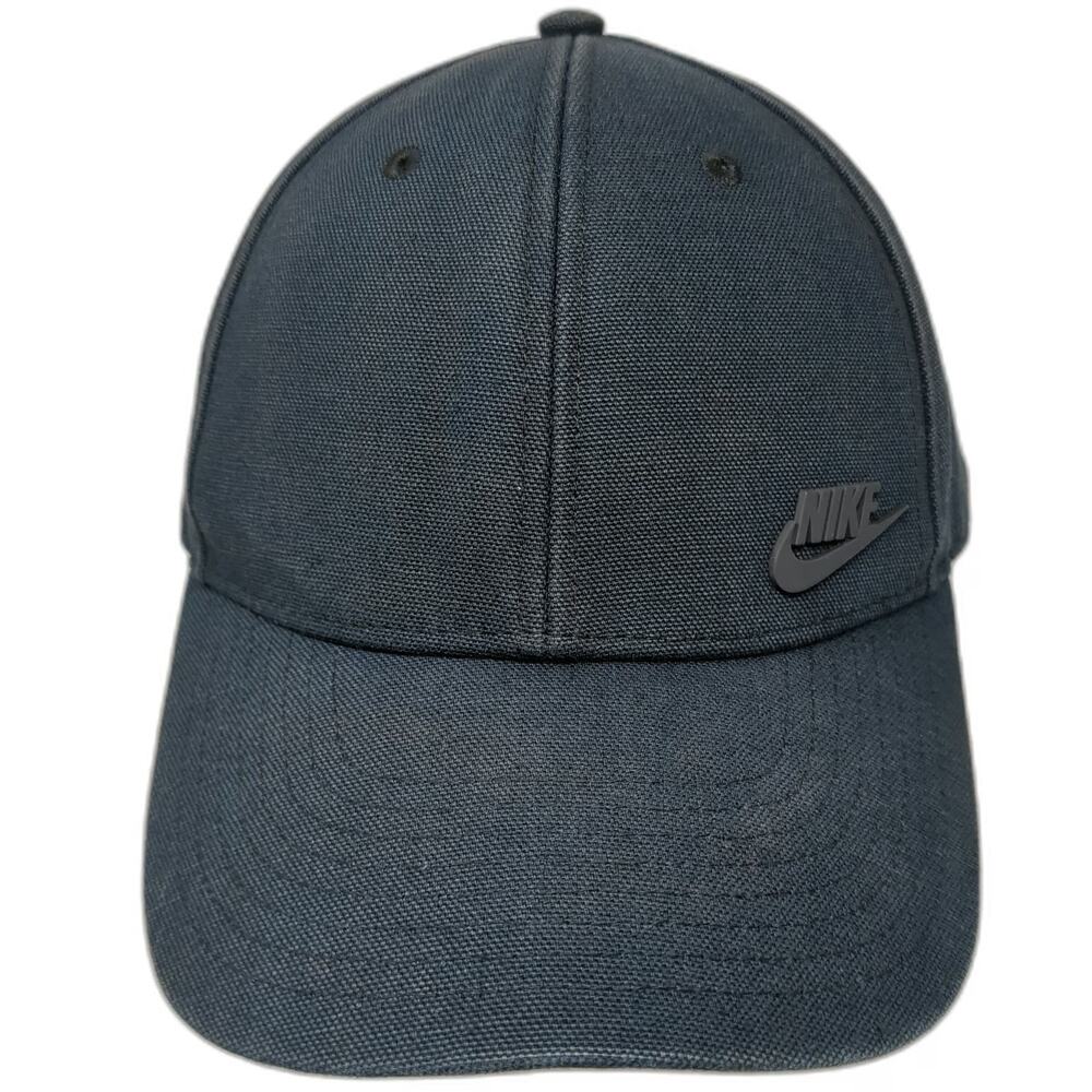 Nike Baseball Cap Blue One Size Legacy91 Slideback Adjustable Rubber Logo Hat